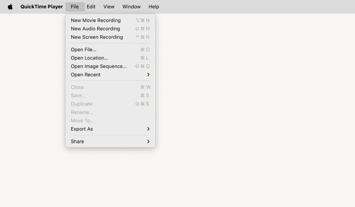 Quicktime player screen recorder for Mac
