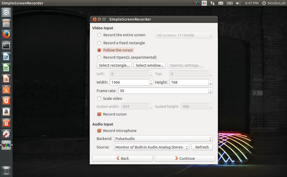 Simple Screen Recorder