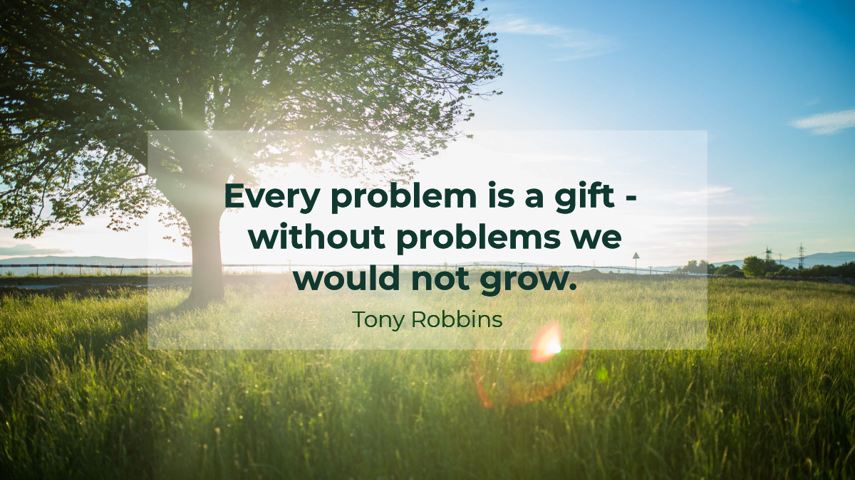 Example of an inspirational quote