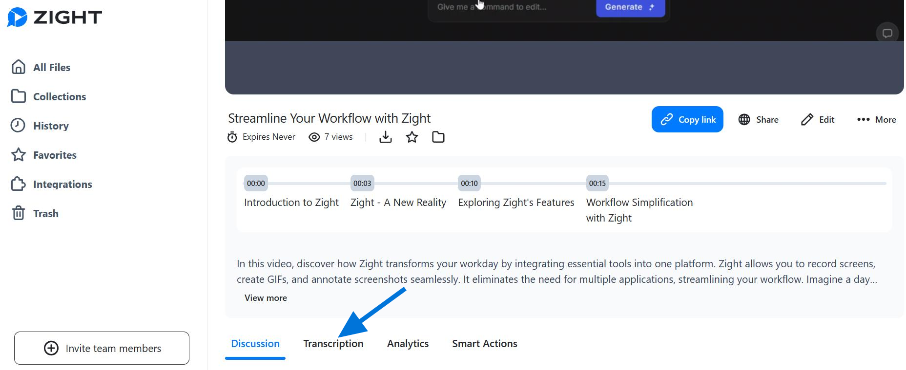 Zight video example