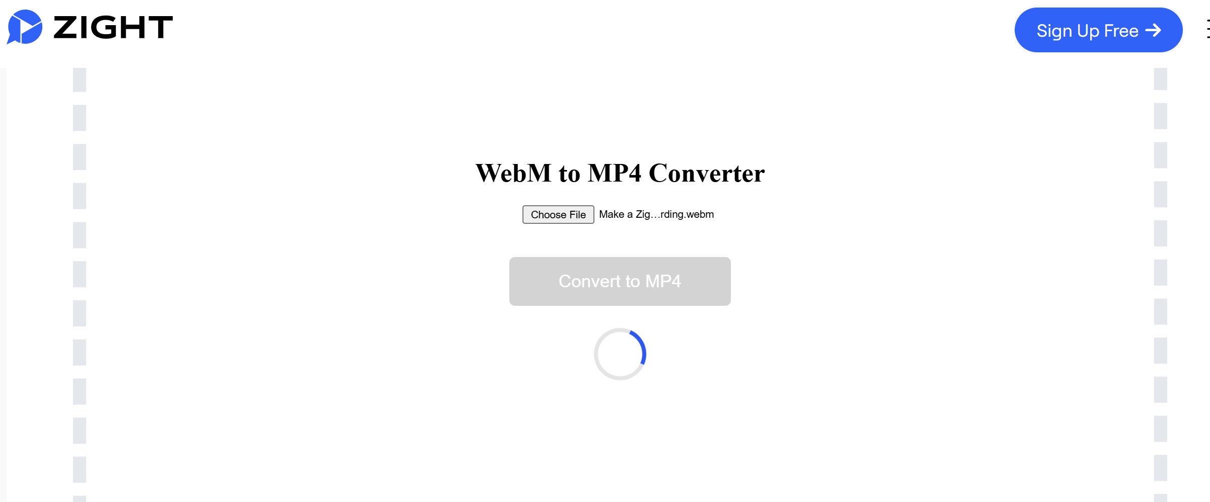 Converting Webm to MP4 with Zight