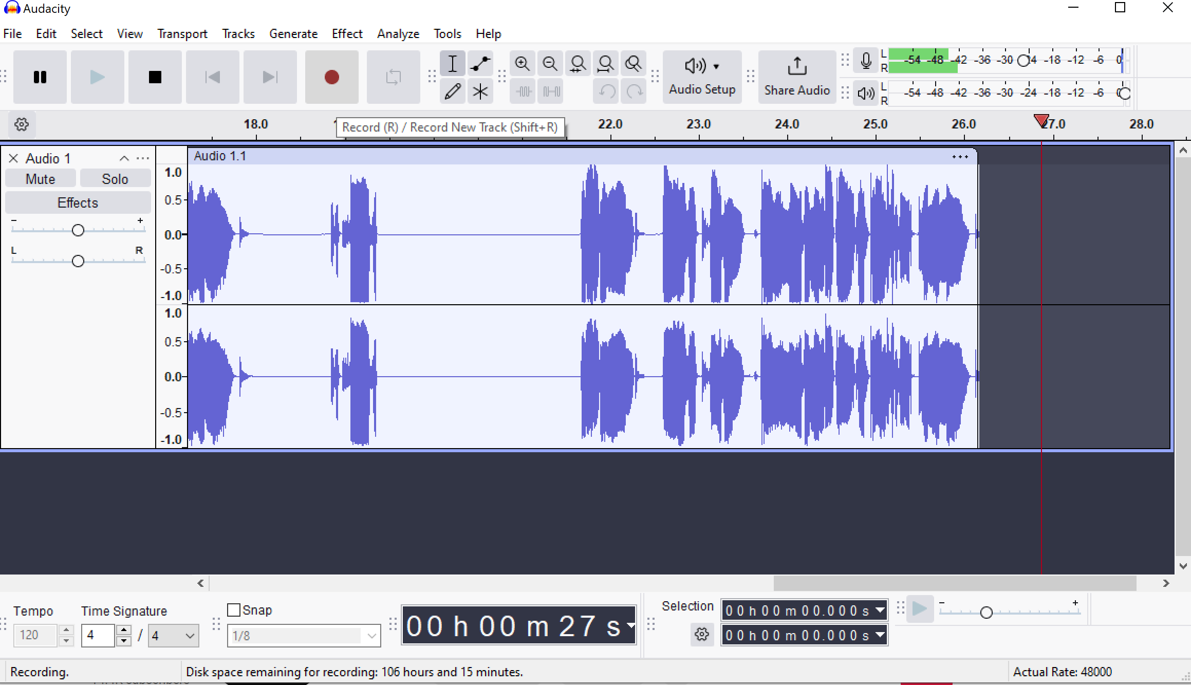 Recording Windows computer audio with Audacity