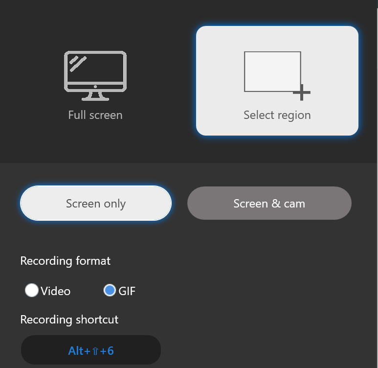 Zight GIF Recording
