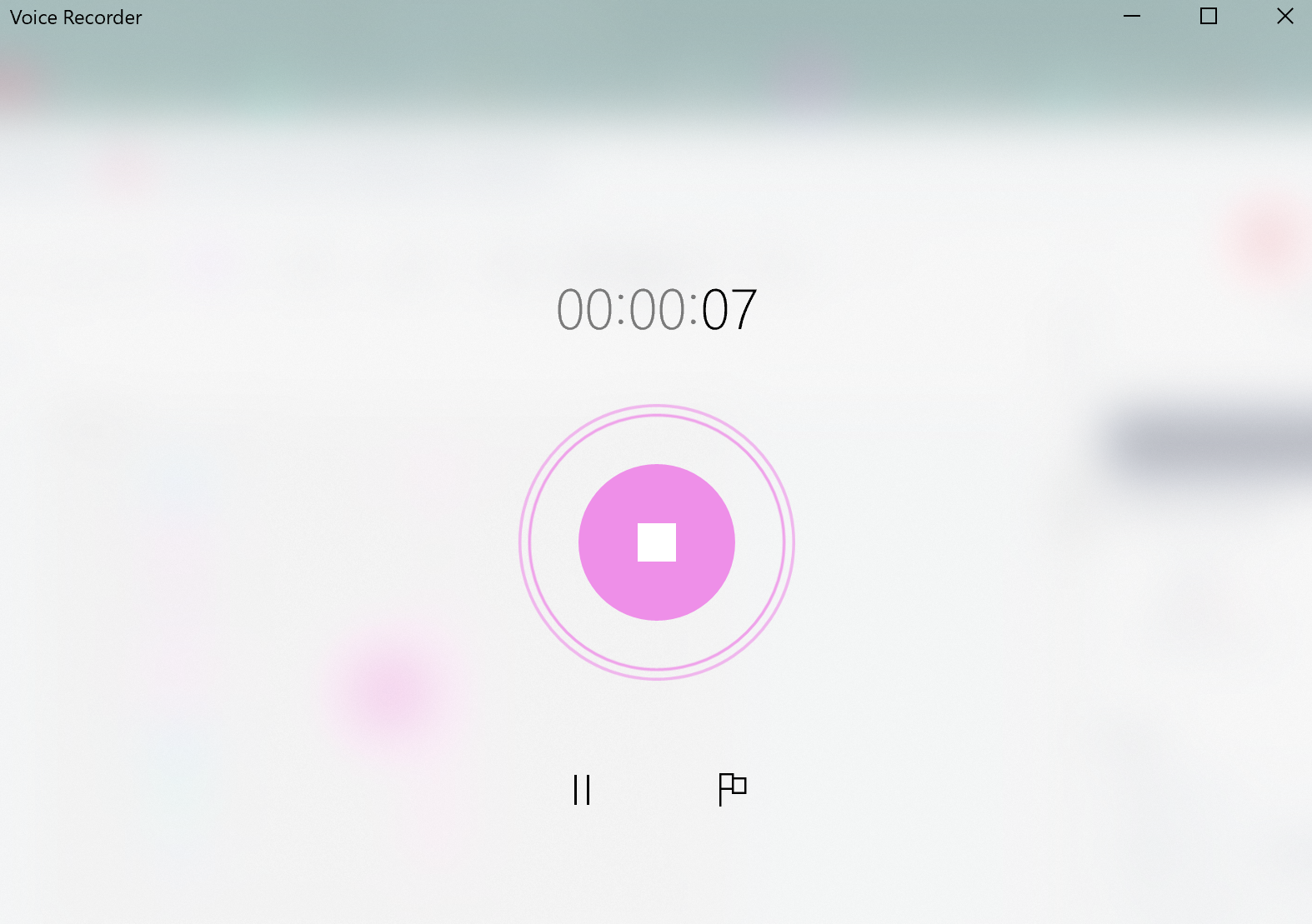 Windows Voice Recorder