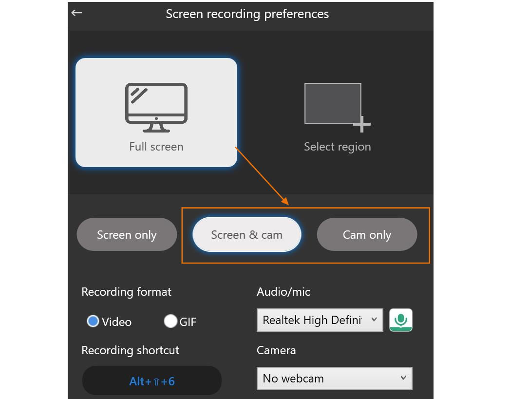 Recording with Zight