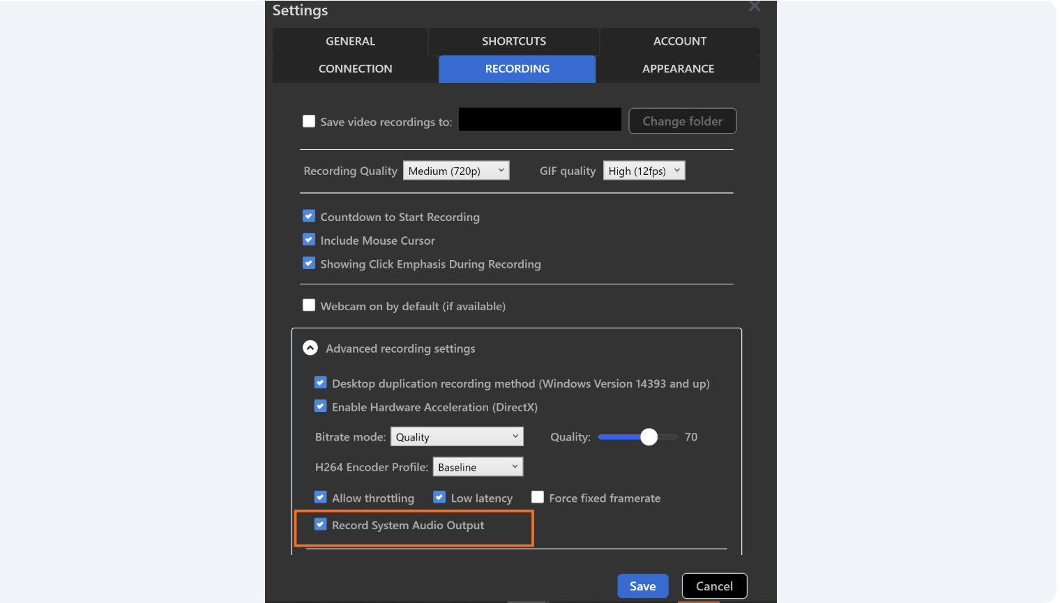 Turn On Record System Audio with Zight on Windows