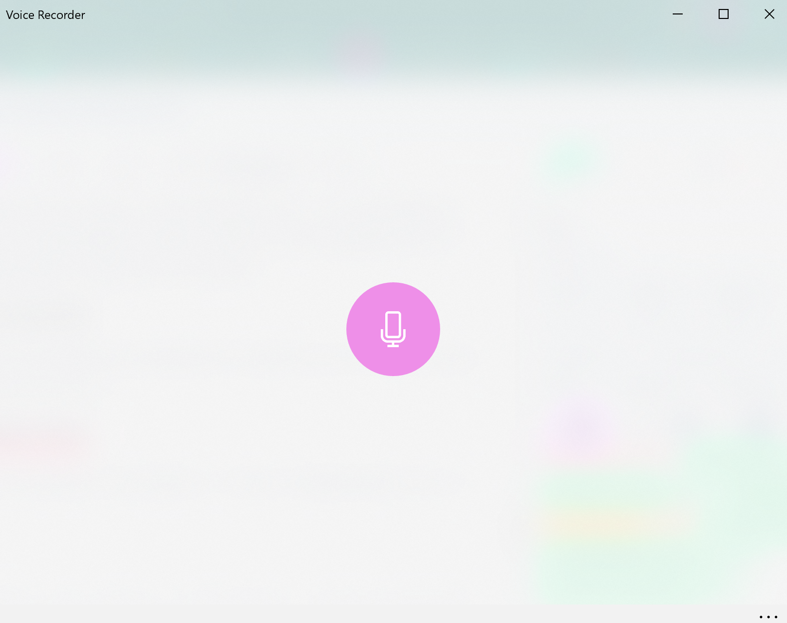 Record your own voice over on the Windows Voice Recorder app