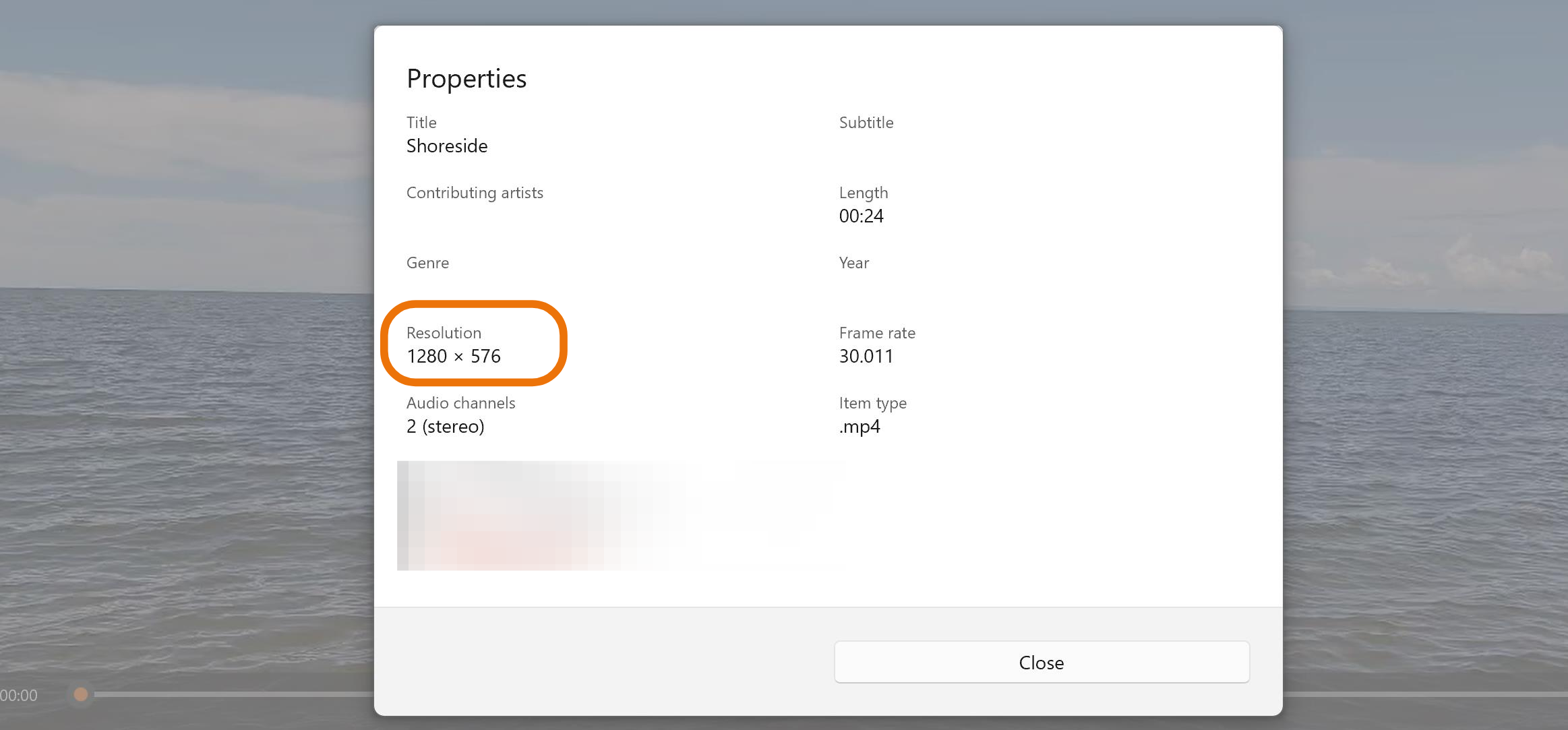 Video resolution