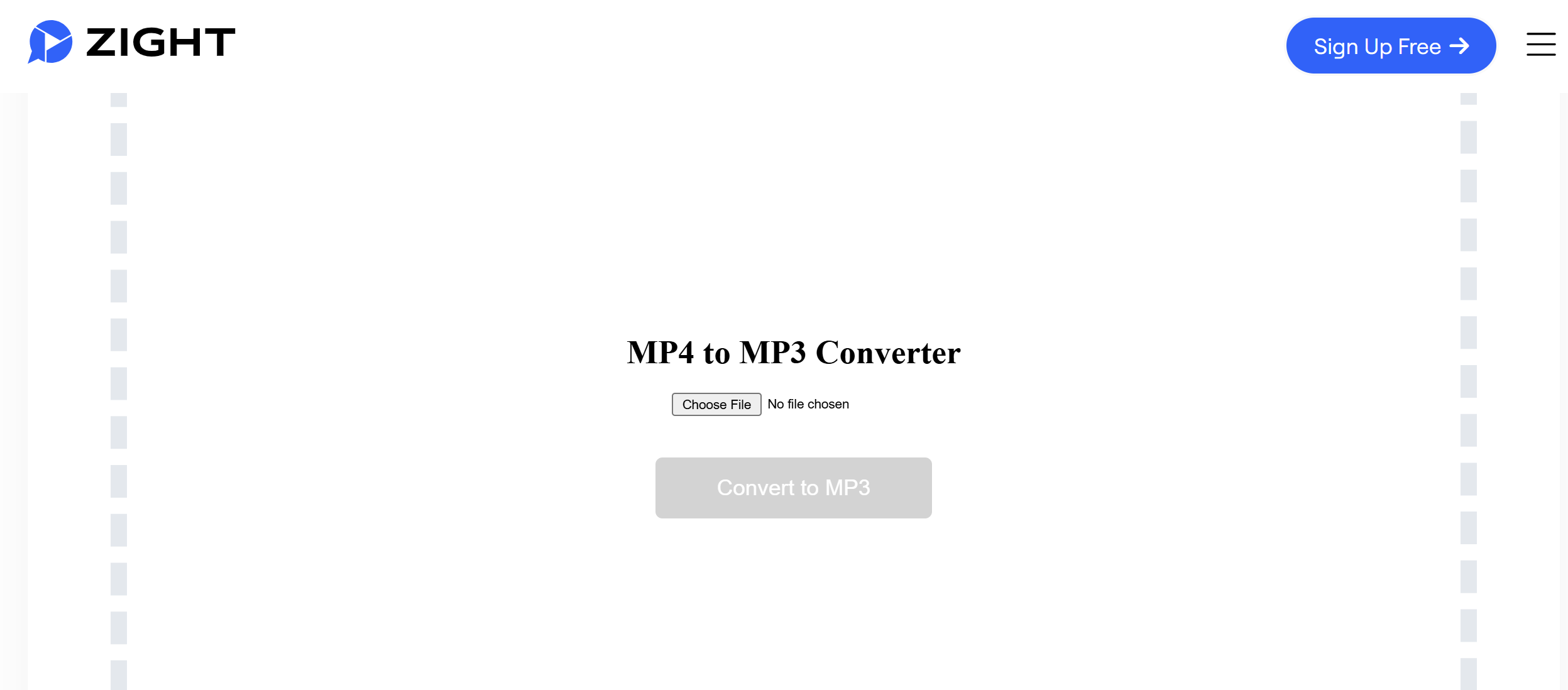 Convert the Zight recording to MP3 