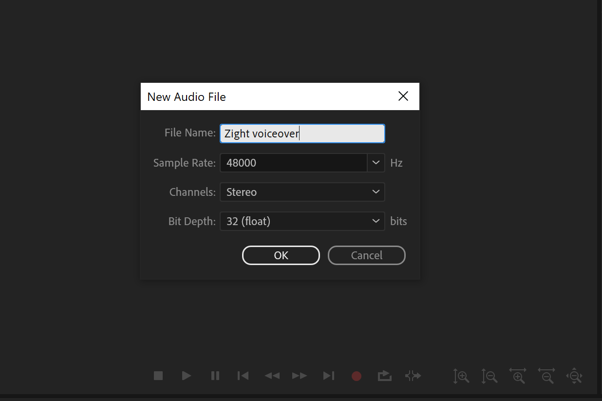 Record a Voice Over with Adobe audition