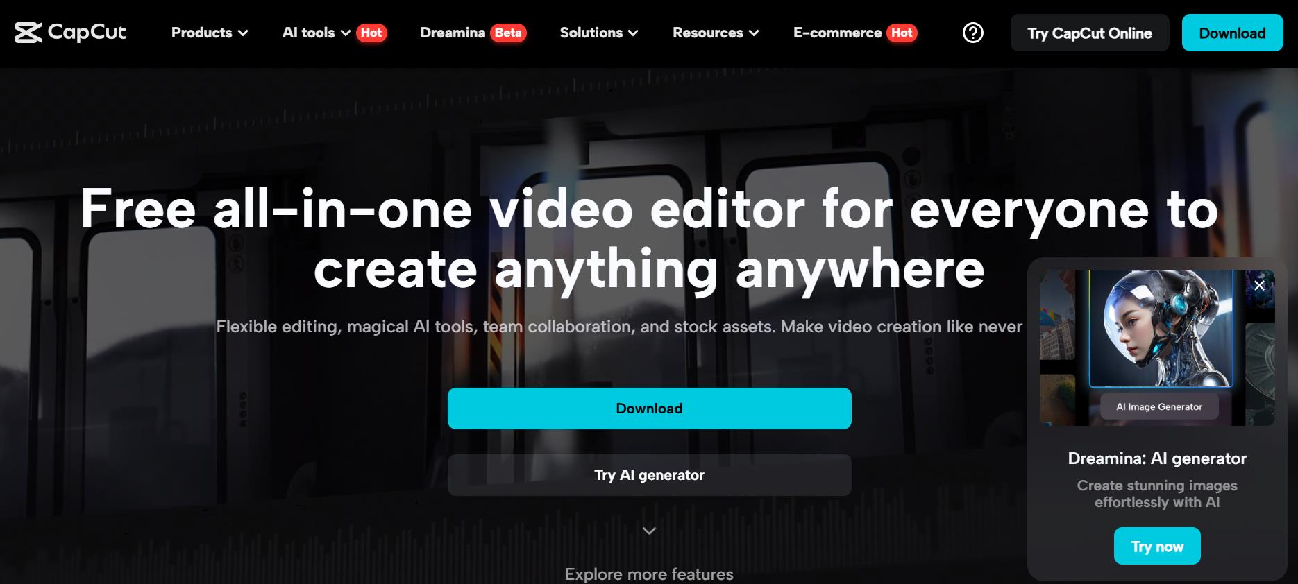 CapCut video editor