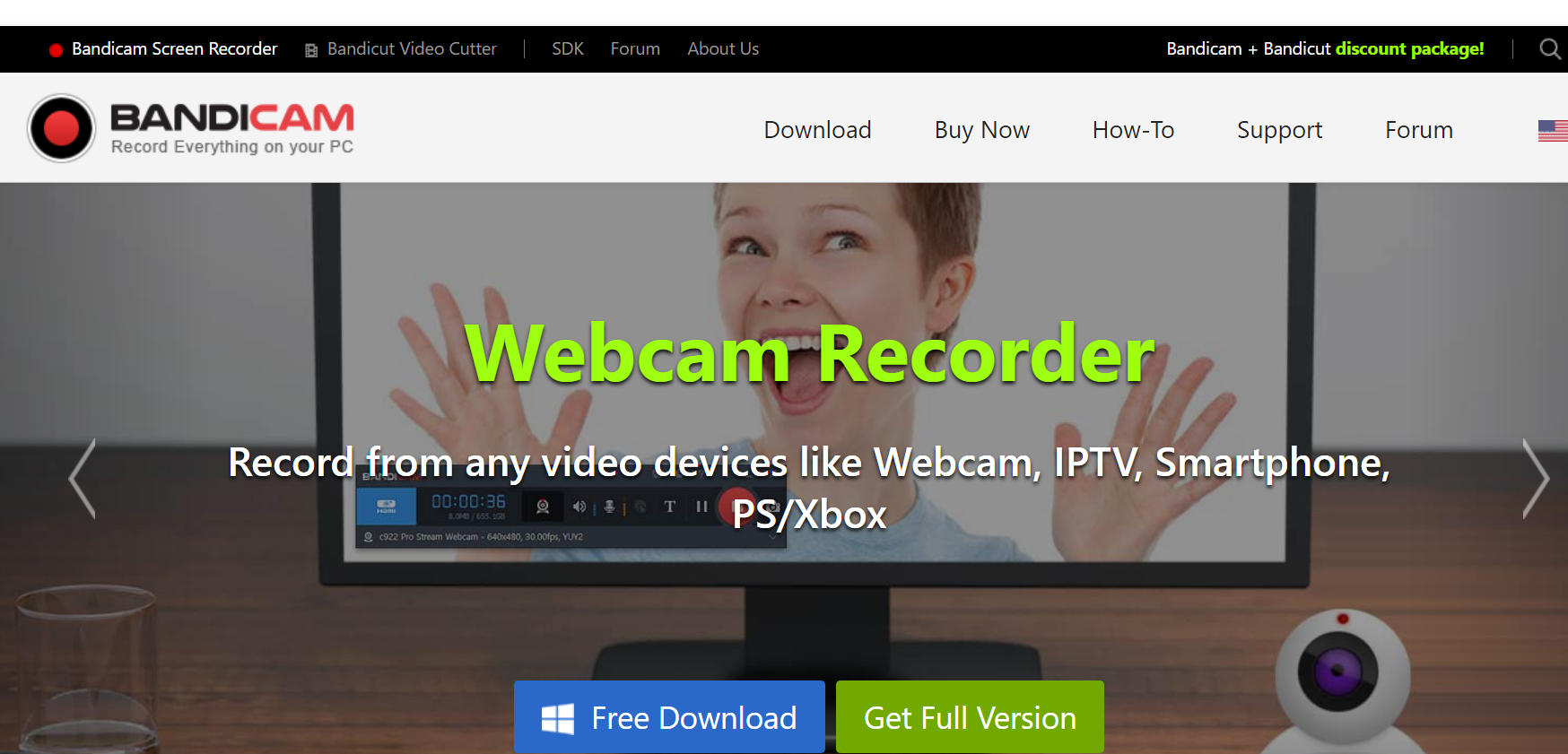 Bandicam screen recorder