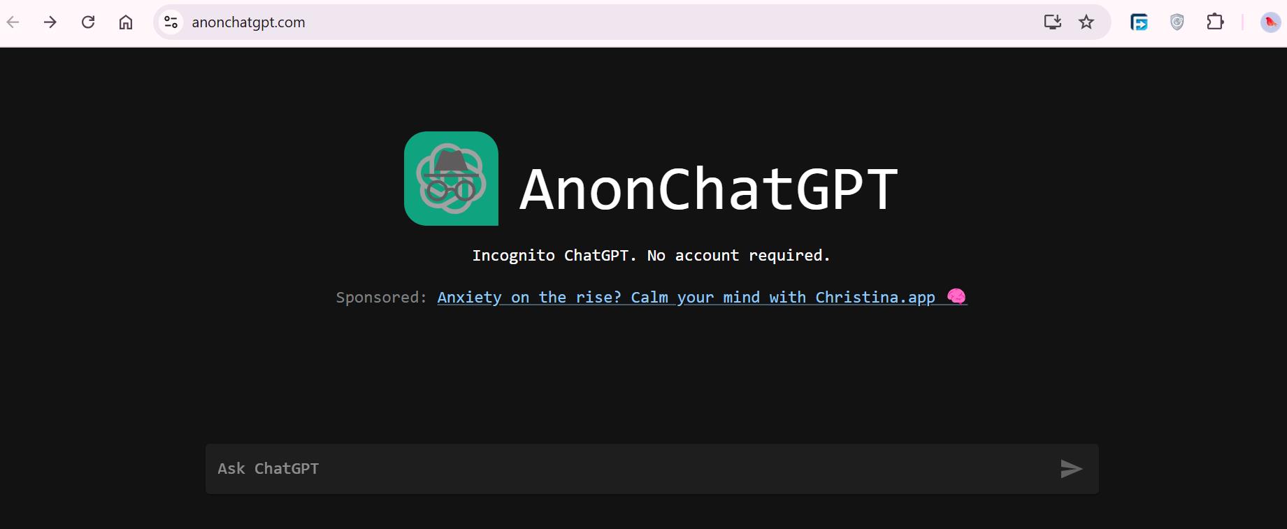 AnonChatGPT 