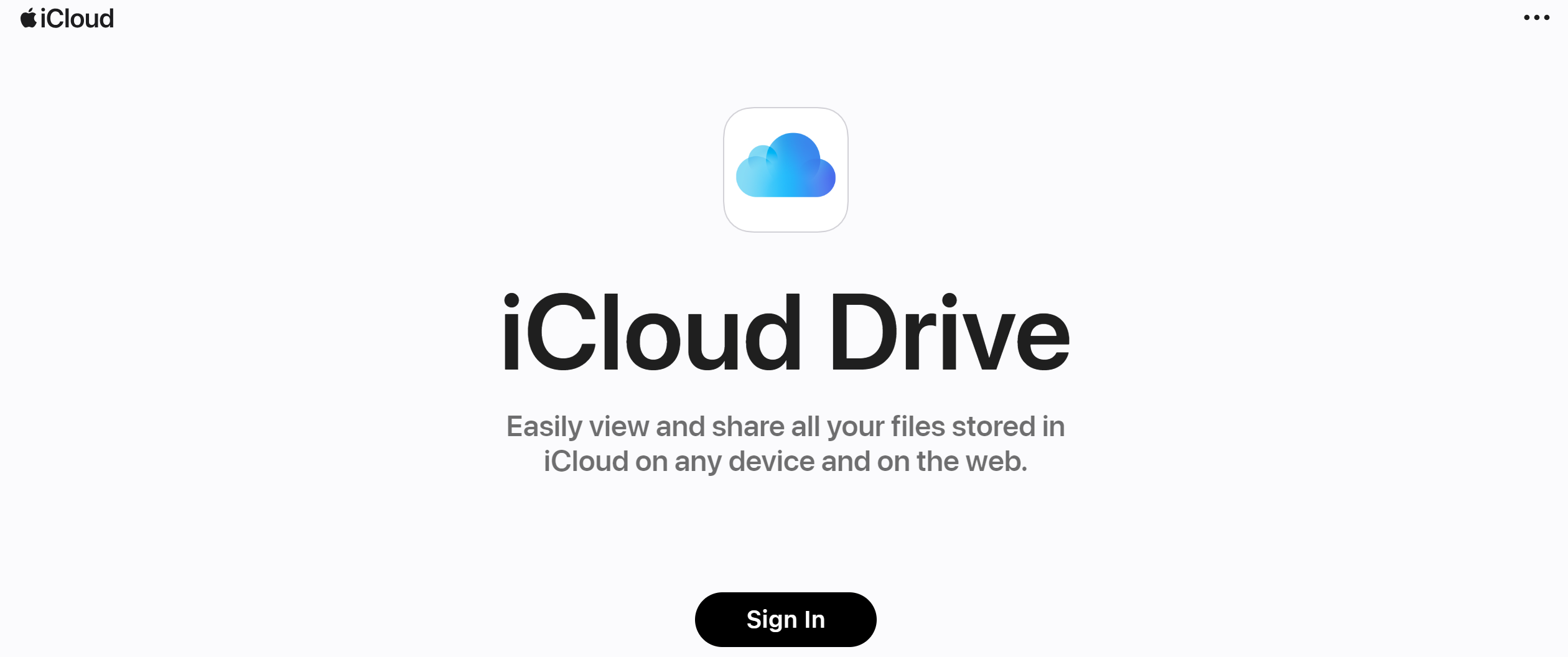 iCloud