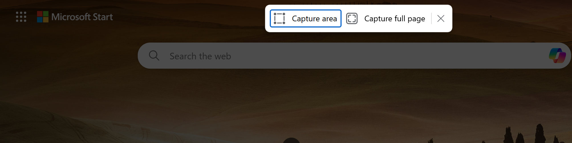 The Microsoft Edge Web Capture Tool
