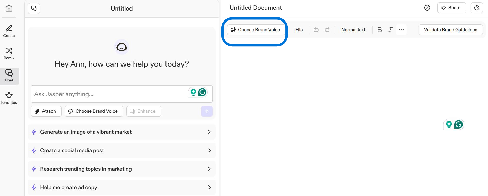 Jasper Artificial Intelligence