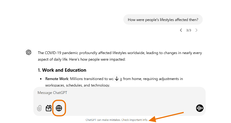 Verify ChatGPT responses
