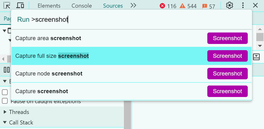 Scrolling Screen Capture on Google Chrome