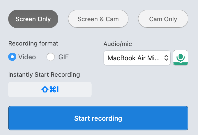 Zight screen recording tool