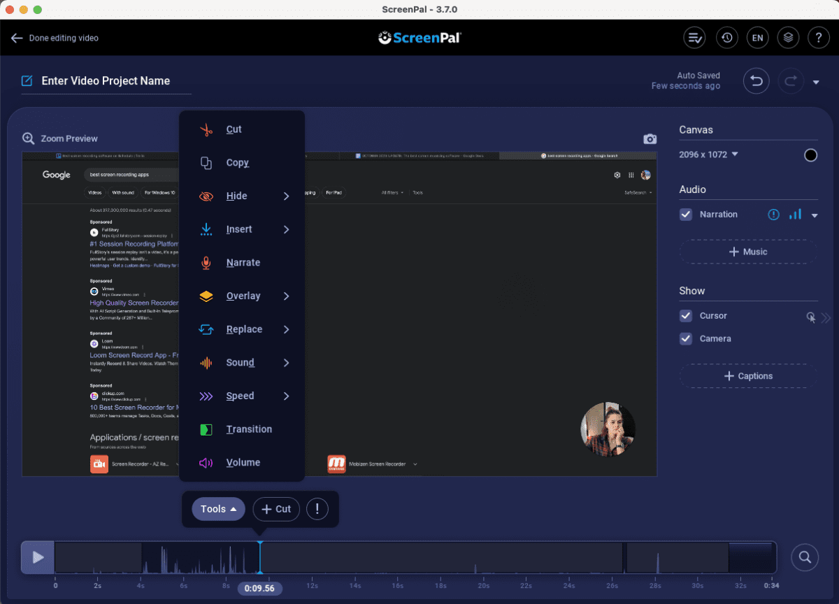 screenpal UI