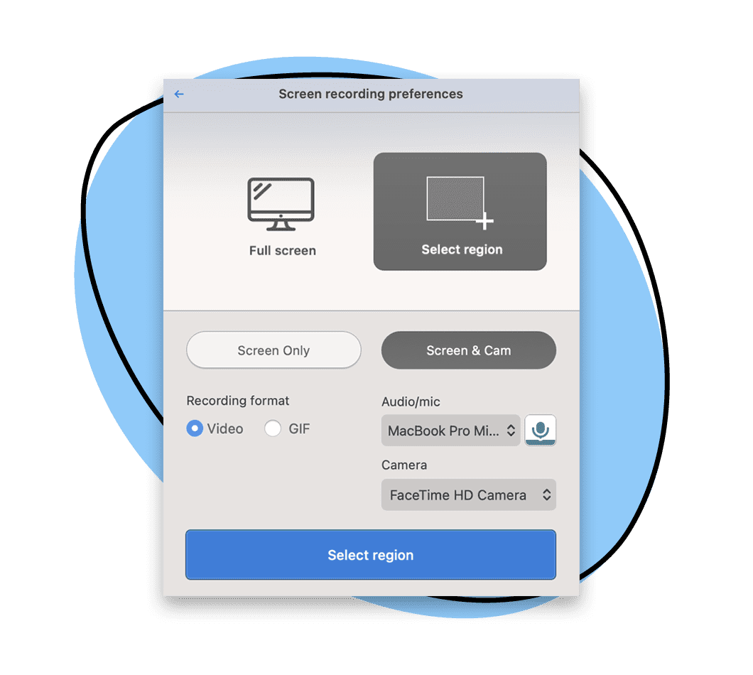 Zight UI screen recorder for Mac