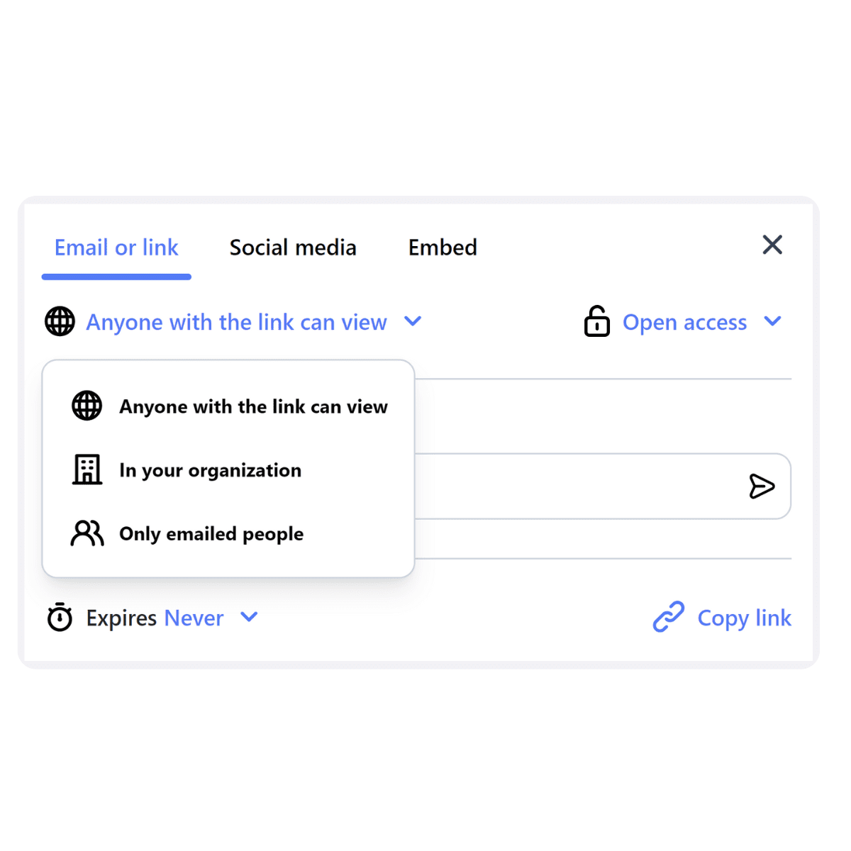 Zight share options