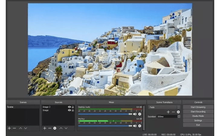 OBS Studio UI