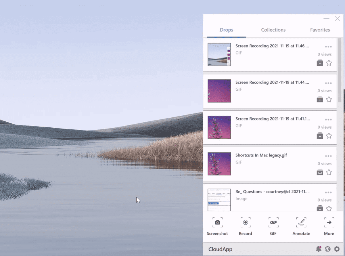 Using the Keyboard Shortcuts on Windows