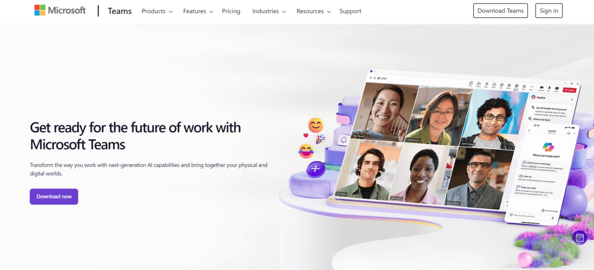 Microsoft Teams remote work tool