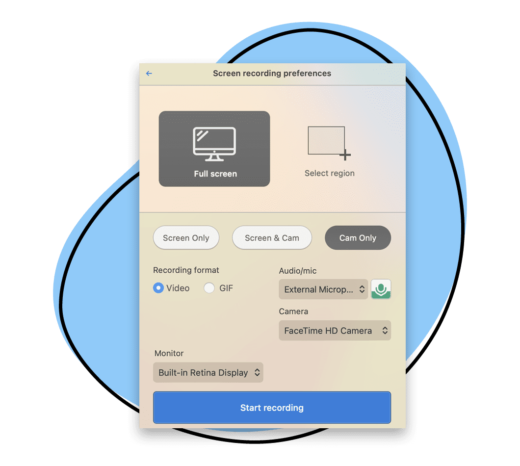 Tweaking Your Recording Options
